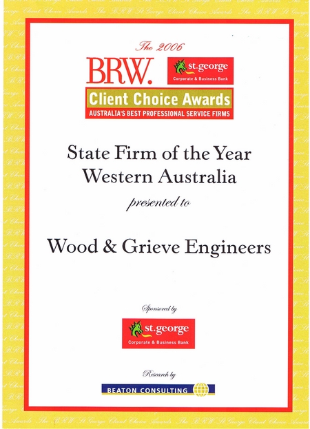 BRW_2006_State Firm of the Year Award