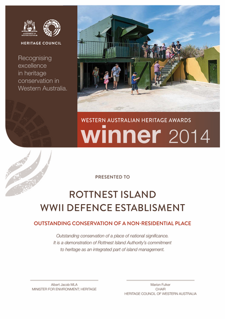 Heritage Awards Certificates 2014v2-Rottnest