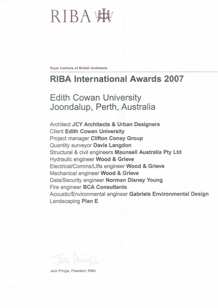RIBA 2007