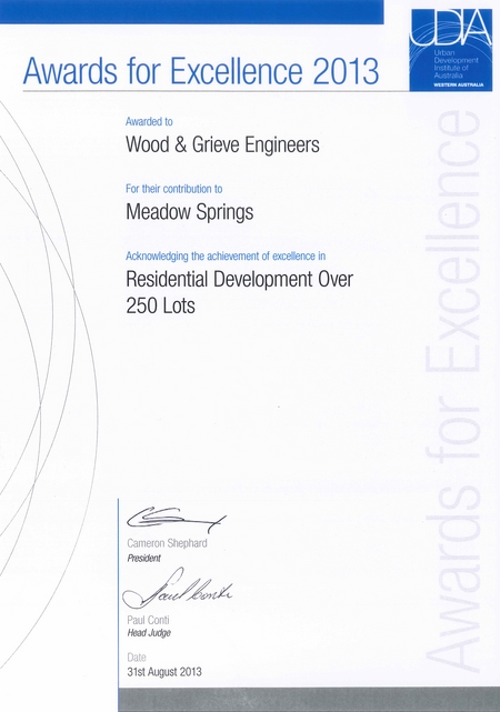 UDIA 2013_Meadow Springs