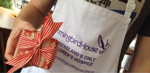 Gift wrapping for Hummingbird House, engineering style!